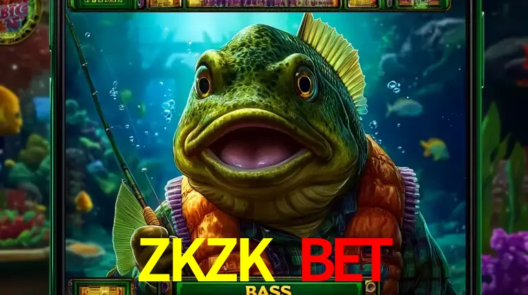 Personagem de peixe pescador do popular jogo de slot com tema de pescaria, uma das emocionantes opções de caça-níqueis para jogar e ganhar no cassino ZKZK BET.